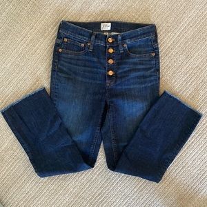 J Crew Demi Boot Cut Crop Flare Jeans / size 26